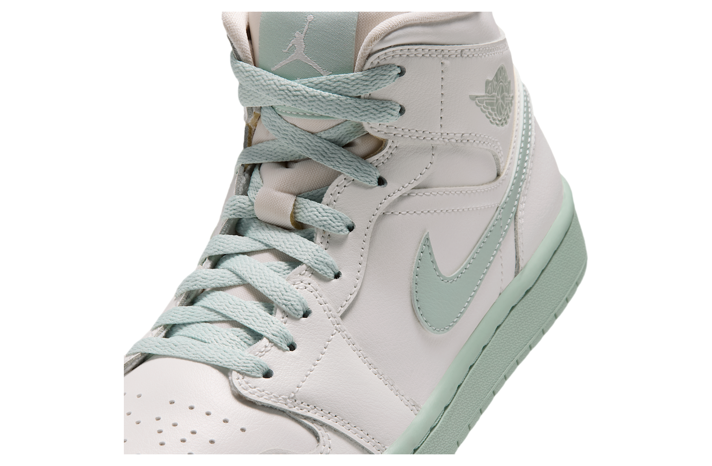 Air Jordan 1 Mid WMNS Sail / Pistachio Frost