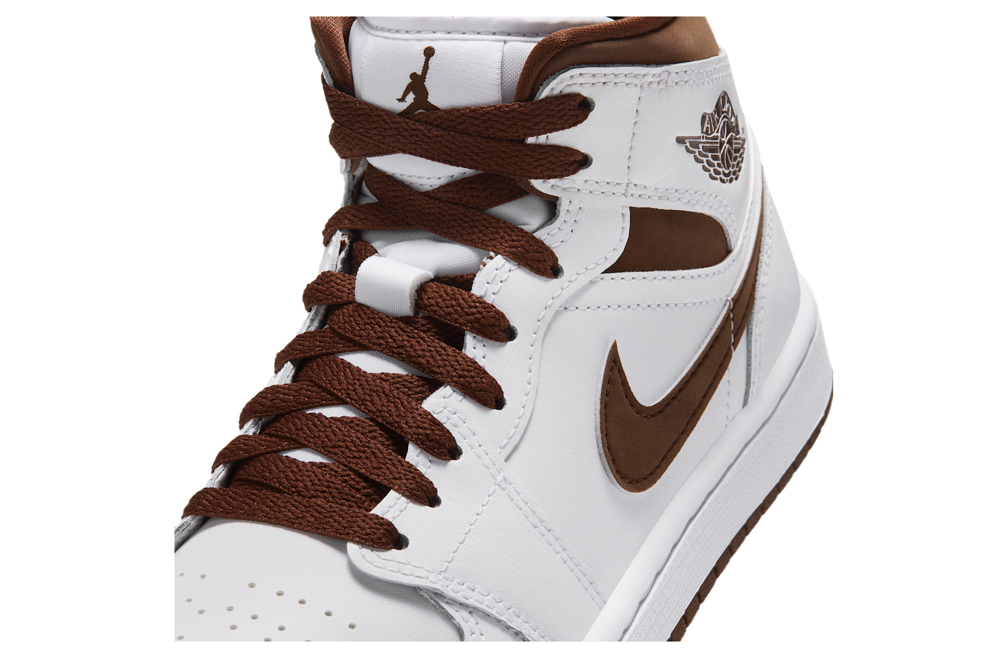 Air Jordan 1 Mid WMNS White / Cacao Wow
