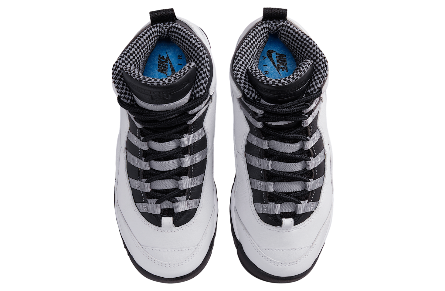 Air Jordan 10 GS White / Light Steel Grey | KicksOnFire