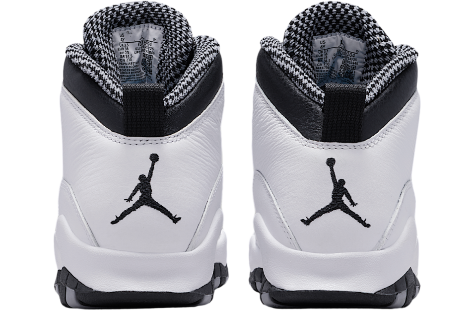 Air Jordan 10 GS White / Light Steel Grey | KicksOnFire