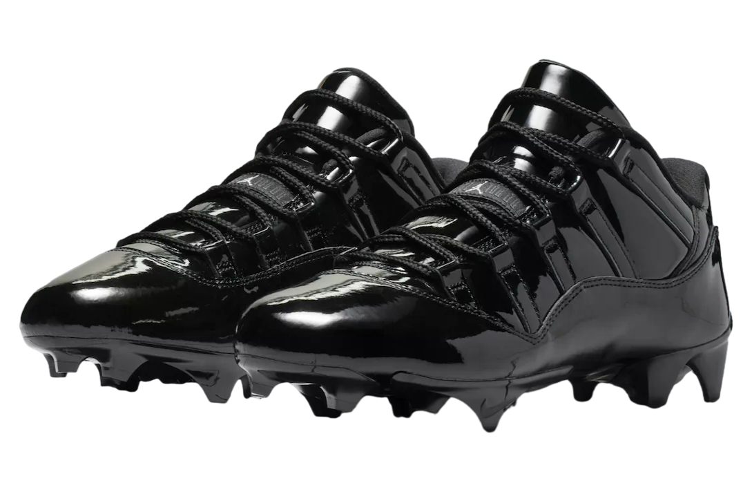 Air Jordan 11 Low TD Cleat Black Patent