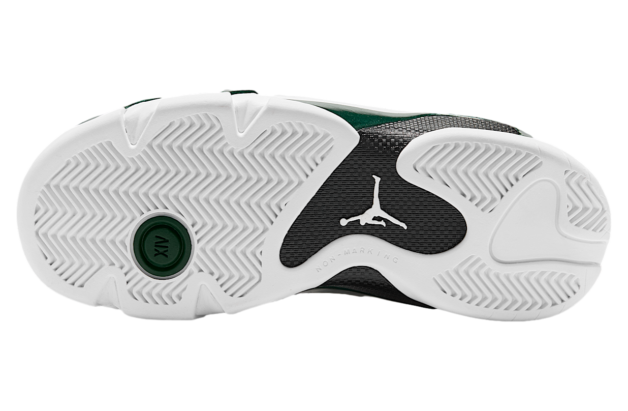 Air Jordan 14 Forest Green GS Gorge Green / White