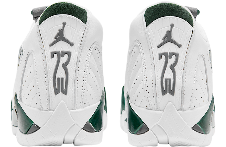 Air Jordan 14 Forest Green GS Gorge Green / White