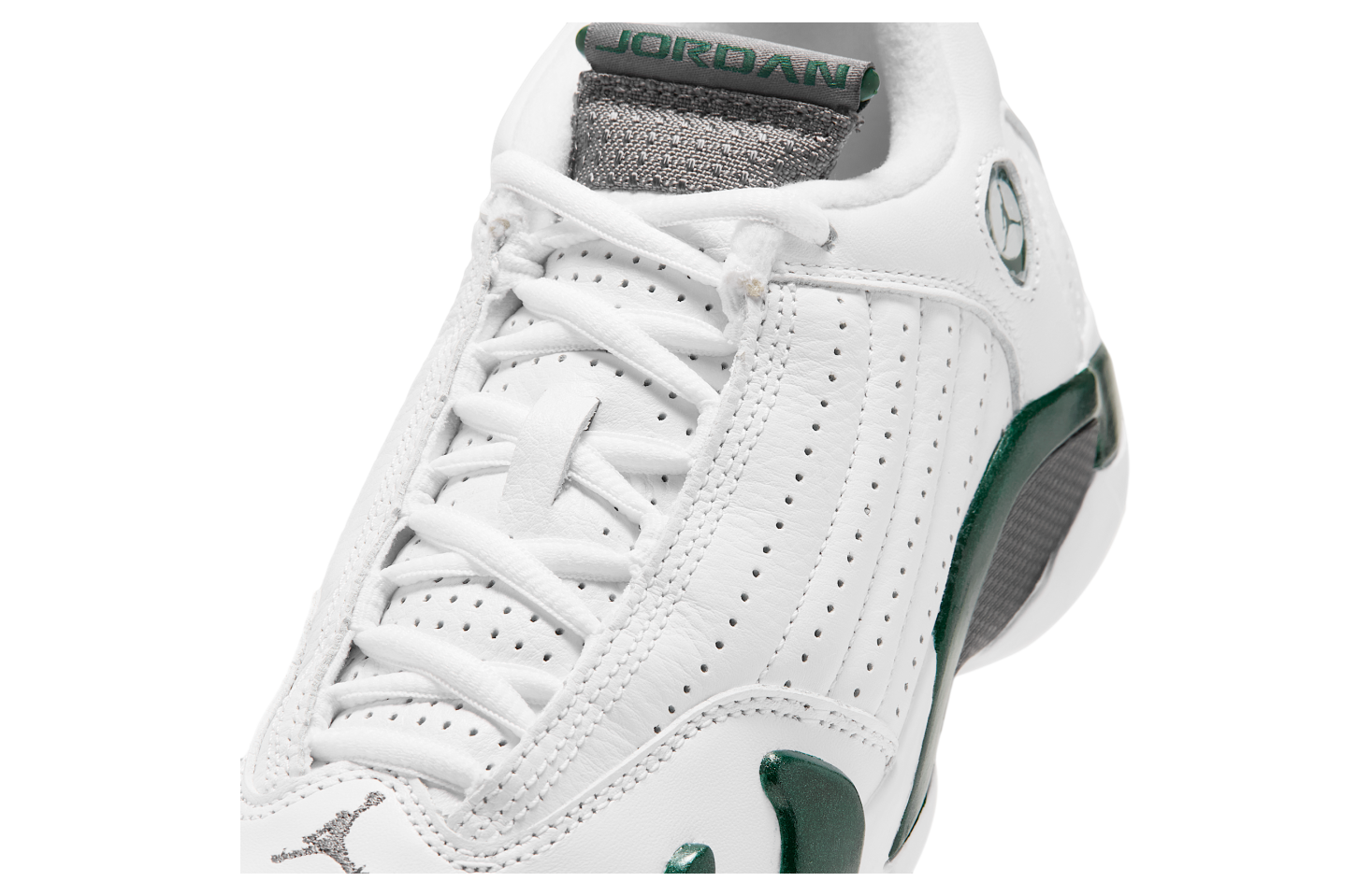 Air Jordan 14 Forest Green GS Gorge Green / White