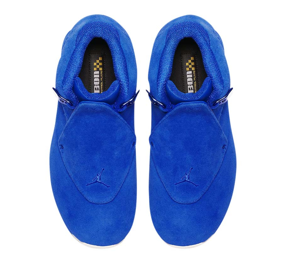 Air Jordan 18 Blue Suede