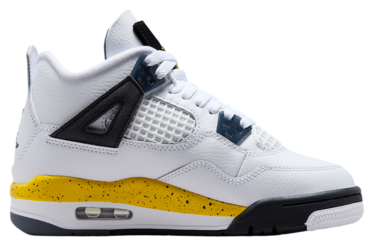 Air Jordan 4 GS White / Tour Yellow