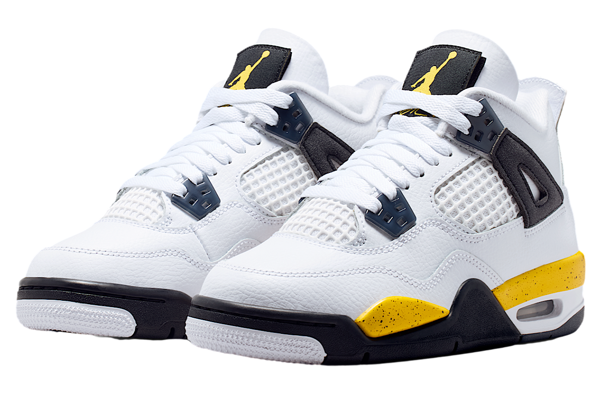 Air Jordan 4 GS White / Tour Yellow