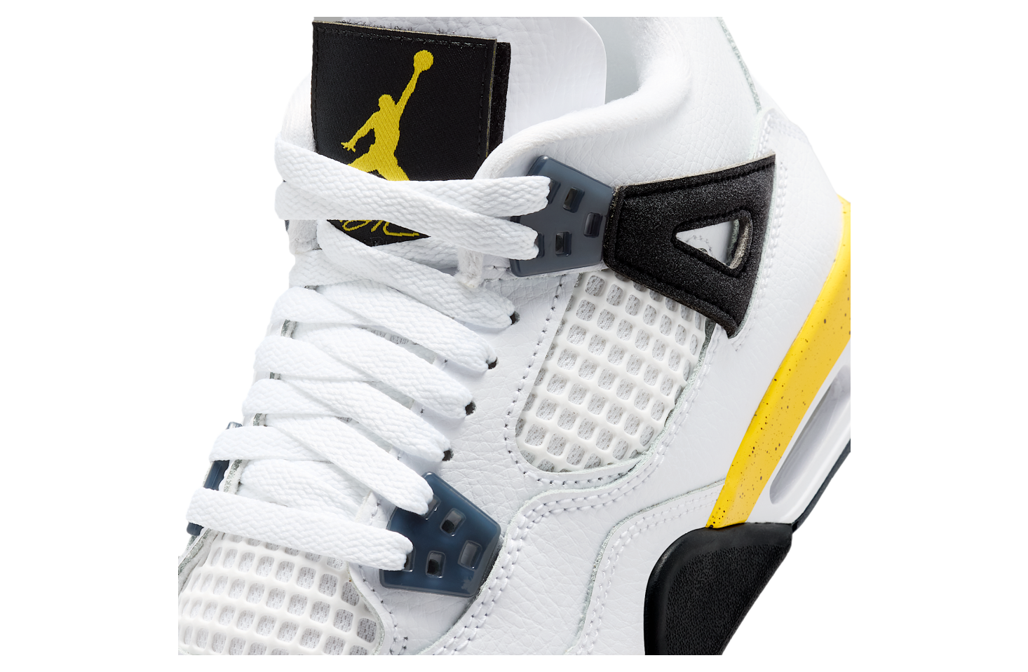 Air Jordan 4 GS White / Tour Yellow