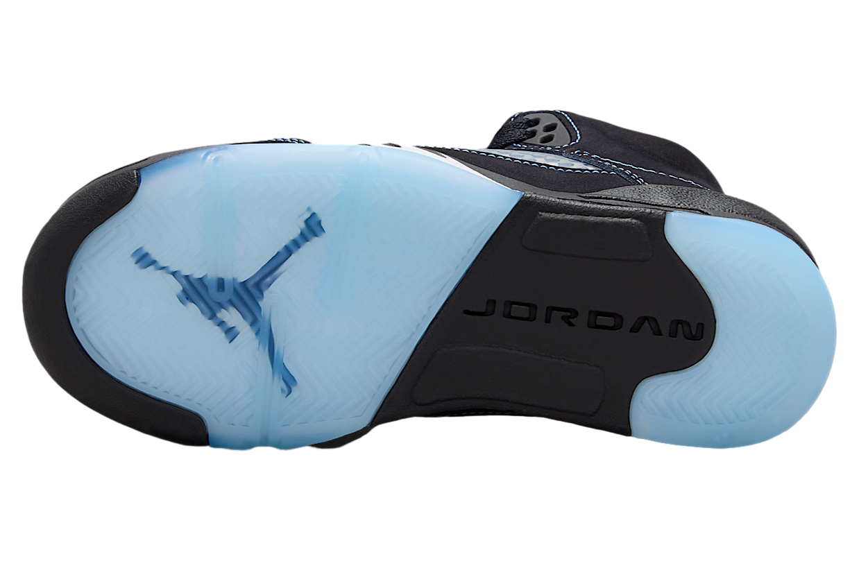 Air Jordan 5 Black Carolina GS Black / White