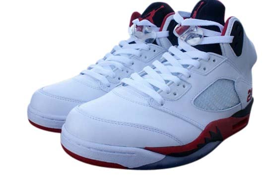 Air Jordan 5 Fire Red Black Tongue 2013
