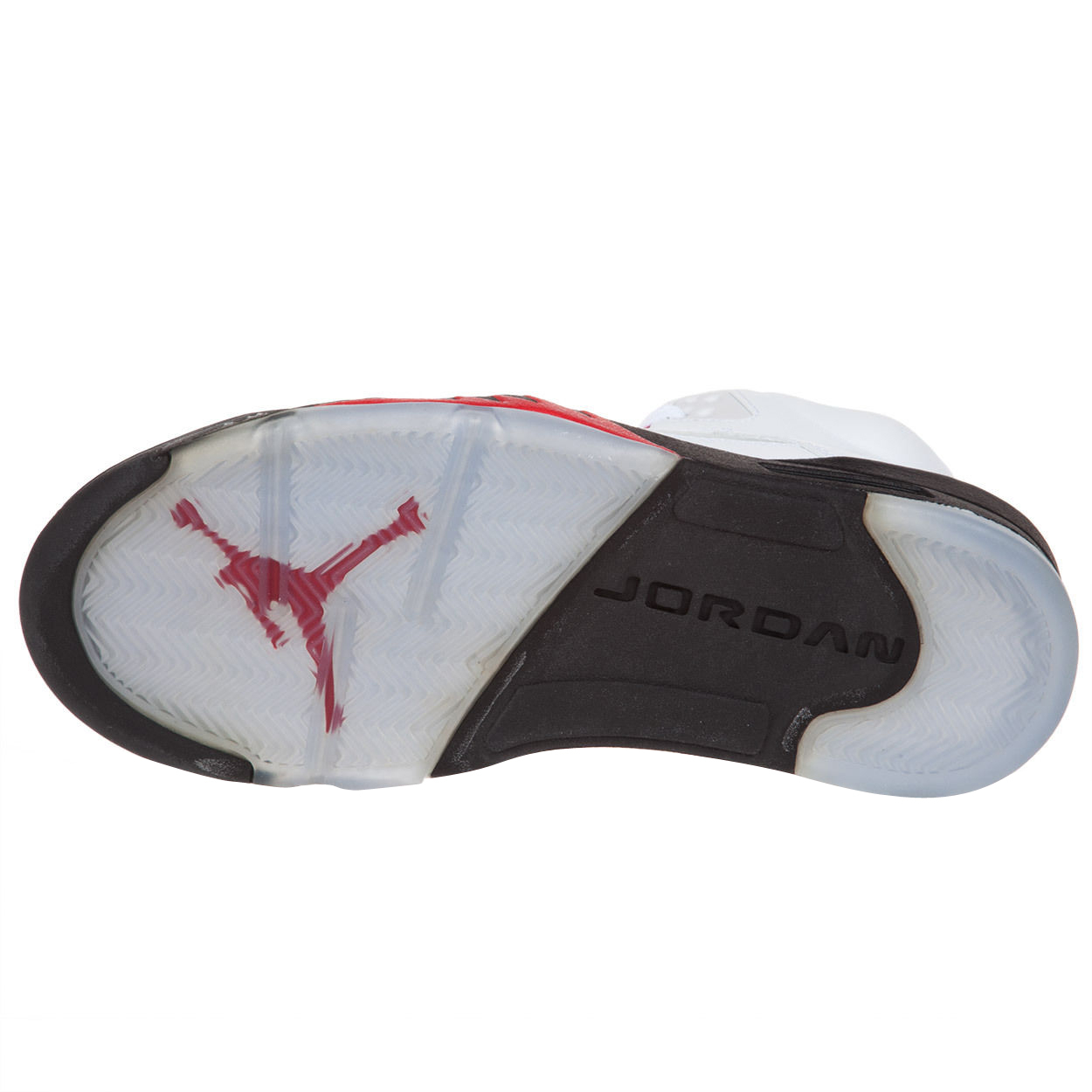 2013 Air Jordan Men’s  Retro 5 “Fire Red” with‎ silver tongue - Size 12 Amazon.com | Jordan Youth Air 5 Retro GS 440888 102 Fire Red  main image 3