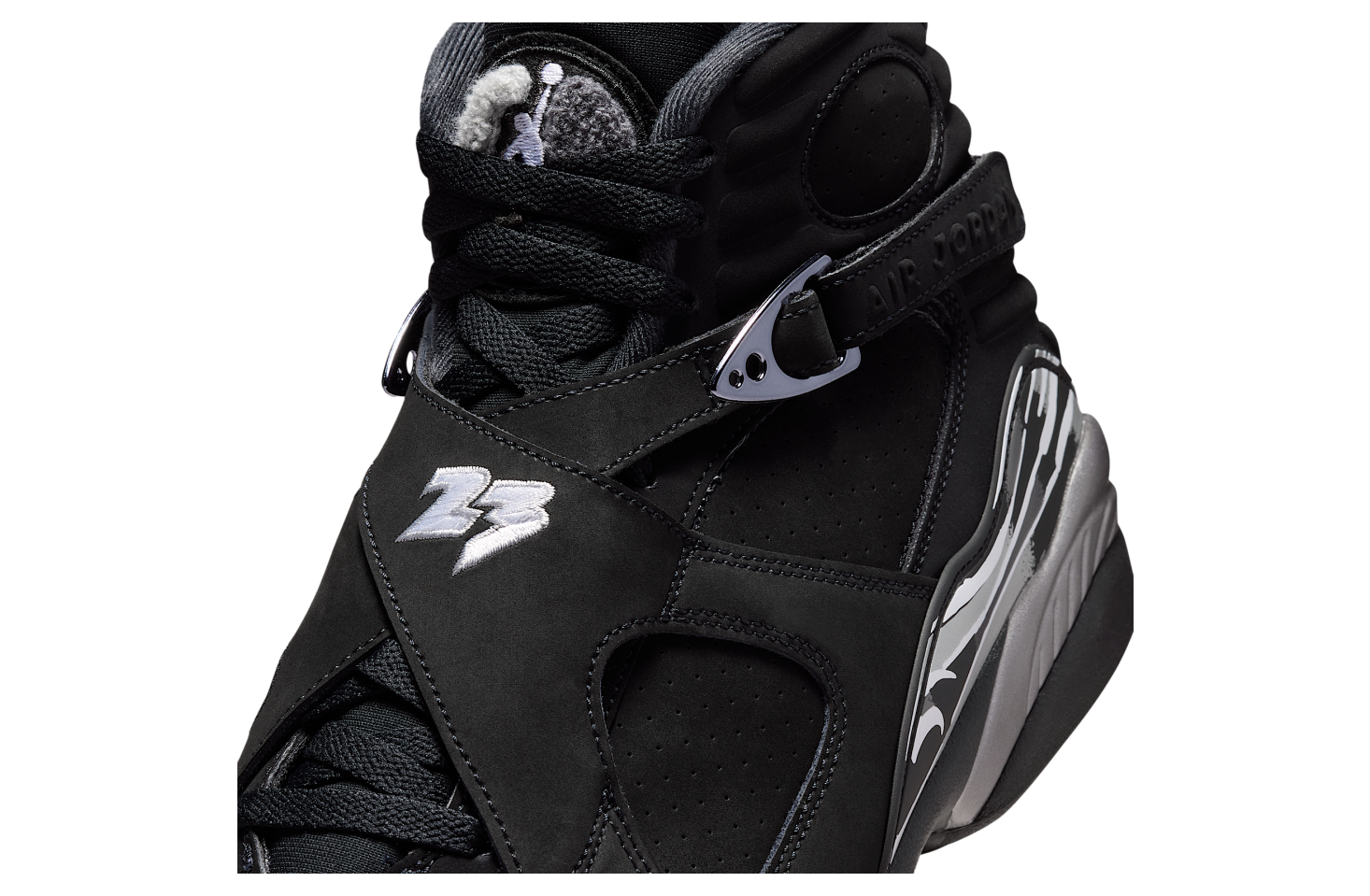 Air Jordan 8 Black / Chrome