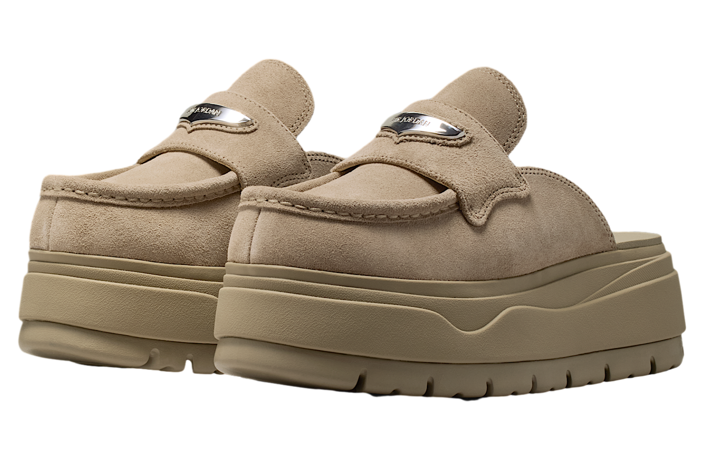 Air Jordan Mule WMNS Khaki / Metallic Silver
