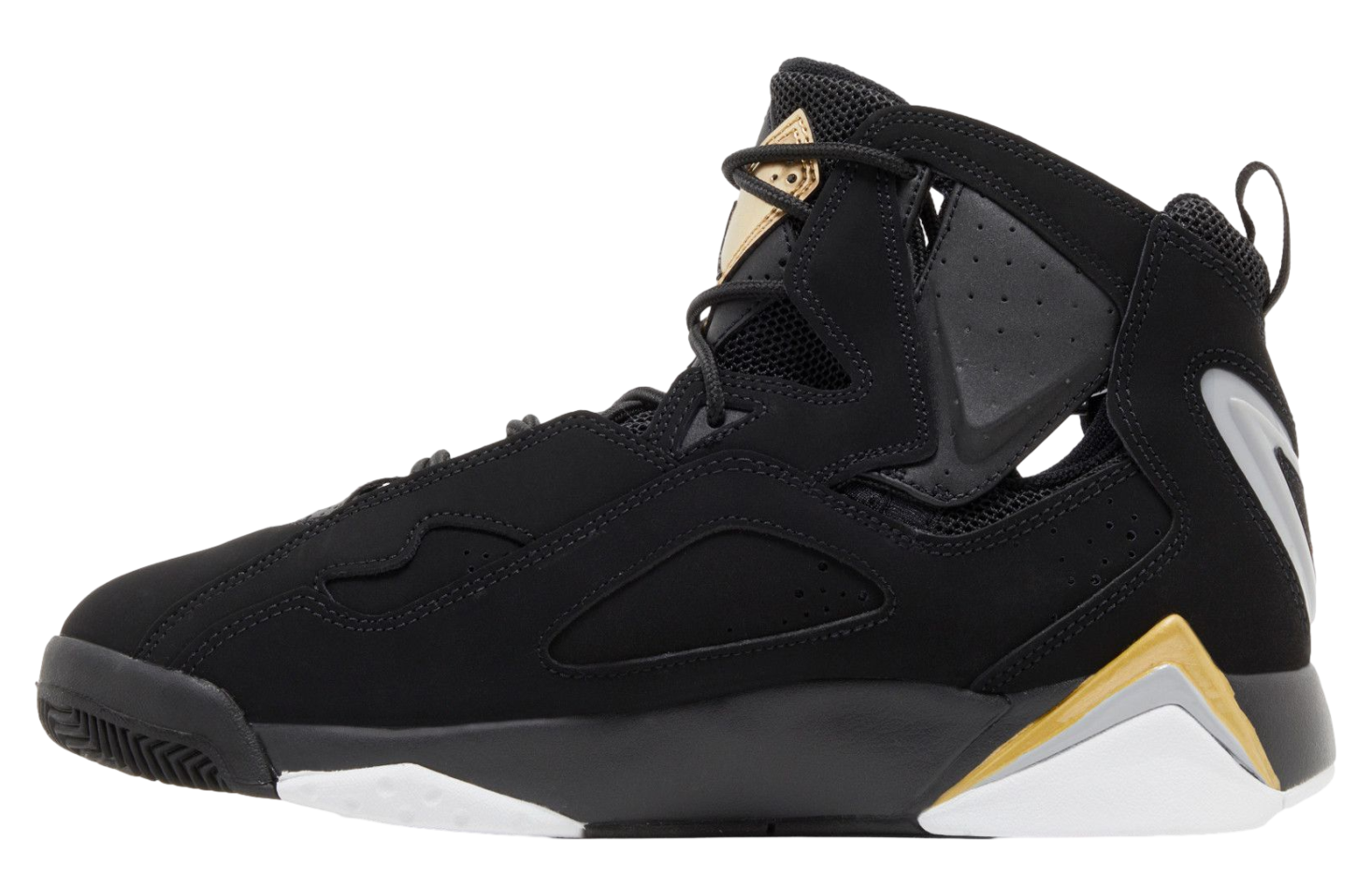 Air Jordan True Flight Black Metallic Gold