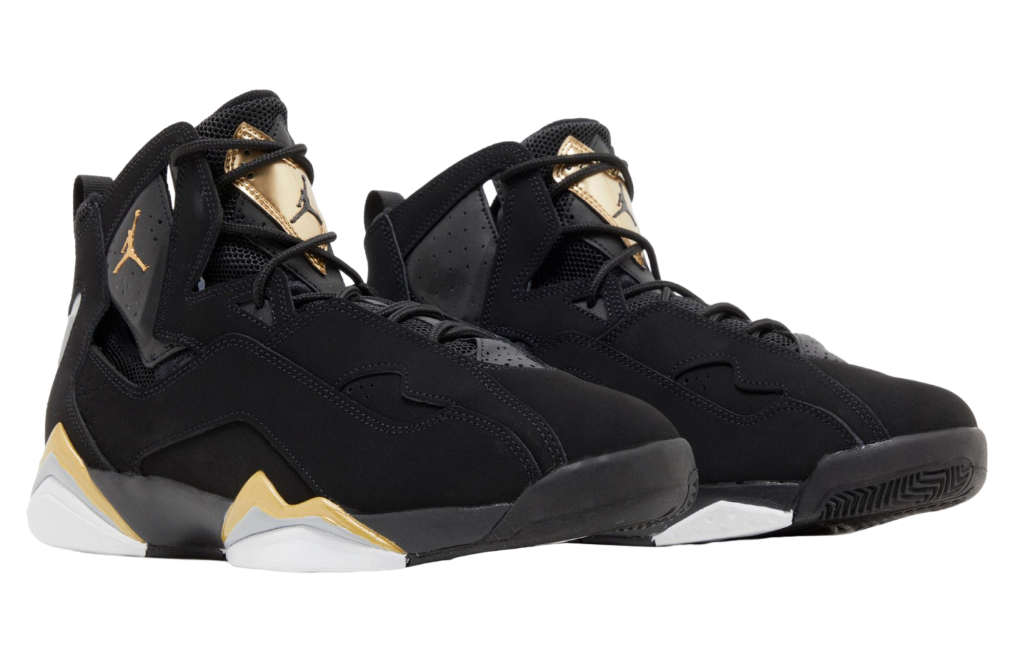 Air Jordan True Flight Black Metallic Gold