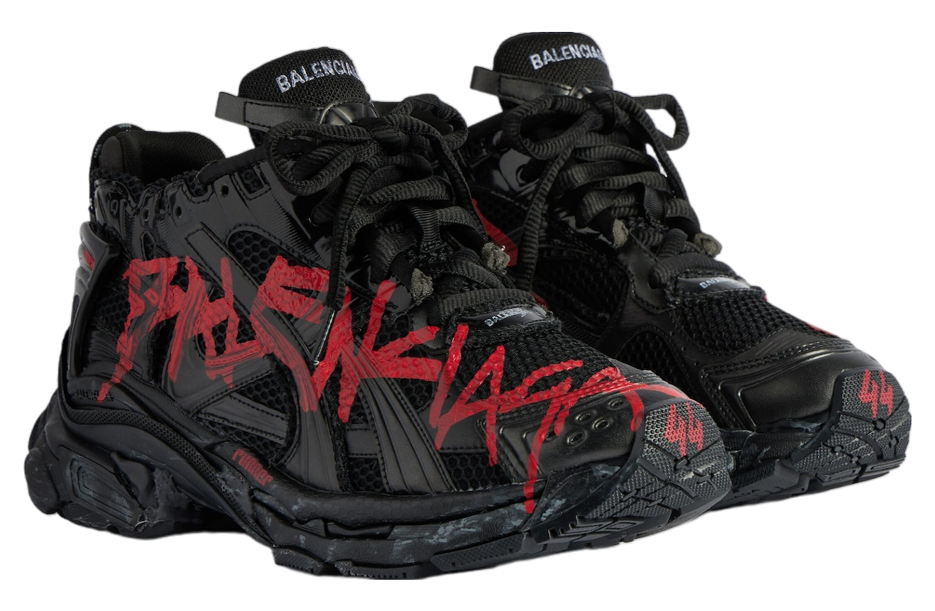 Balenciaga Runner Graffiti Black - Dec 2023 - 772774W3RBQ1060 