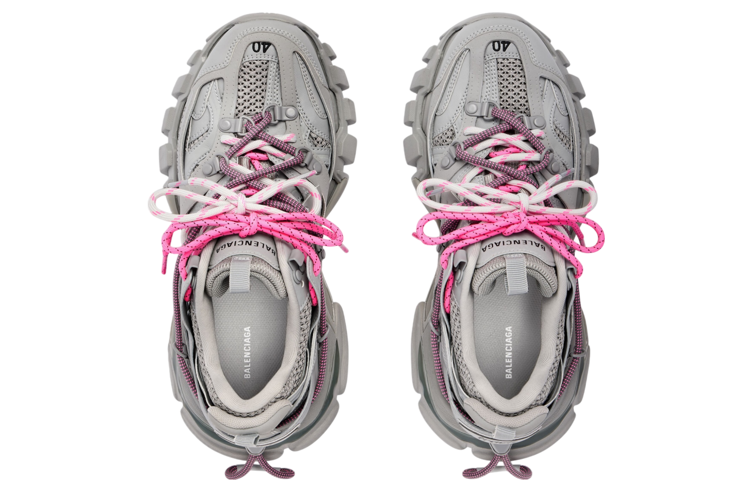 Balenciaga Track Trail Laces WMNS Grey / Pink | Kixify