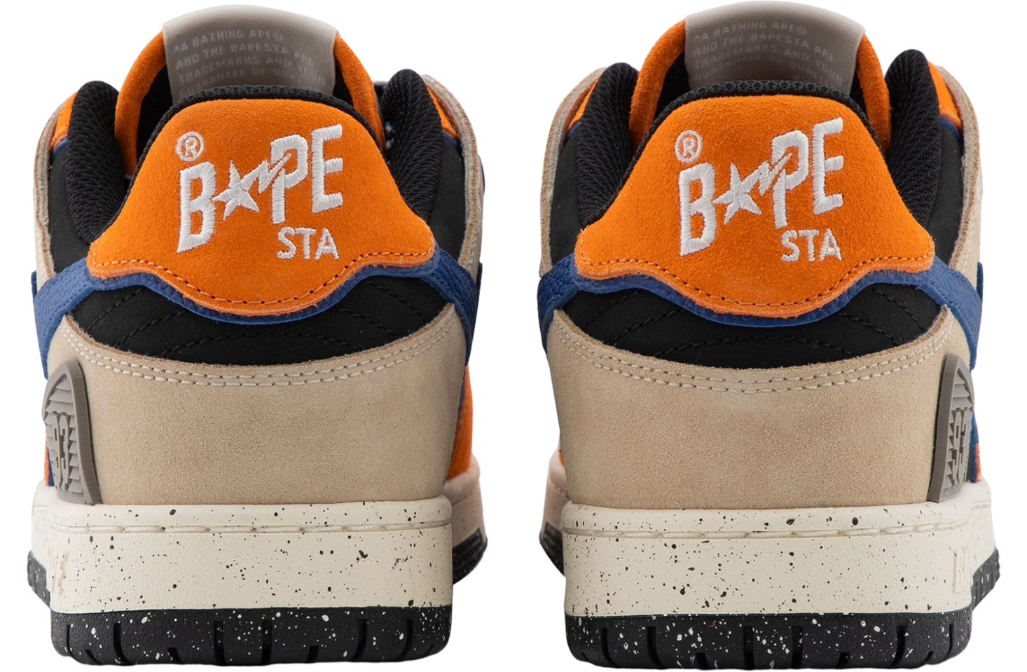 Bape Sk8 Sta #1 Orange / Blue - Oct 2025 - 1L80-191-312-Orange 