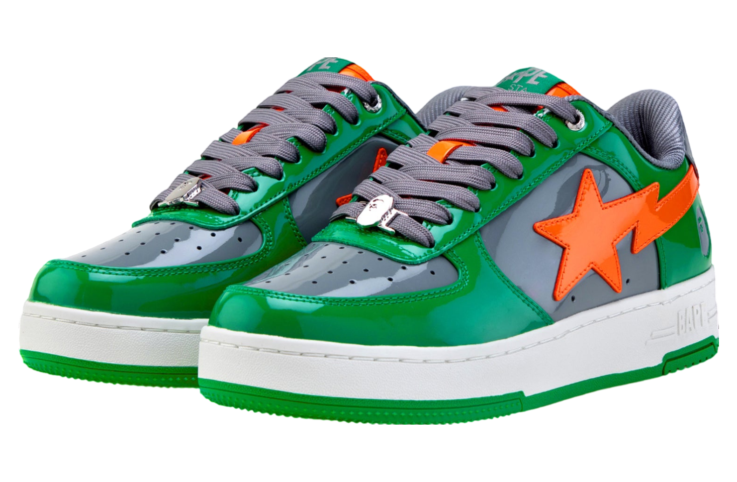 Bape Sta #1 Green / Orange - Mar 2025 - 1L30-191-303-Green 