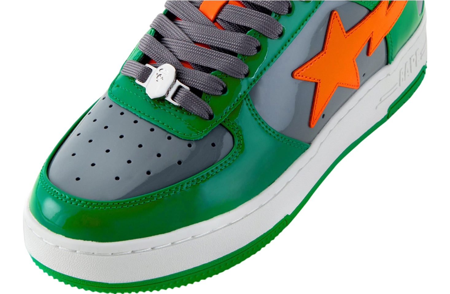 Bape Sta #1 Green / Orange - Mar 2025 - 1L30-191-303-Green 