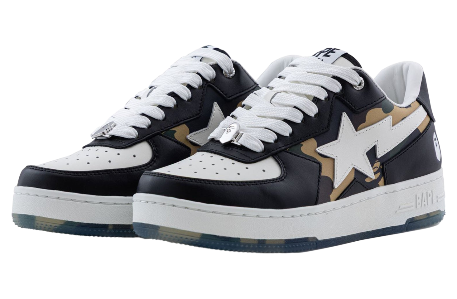 Bape Sta Icon #2 Black / Camo - Oct 2025 - 1L80-191-306-Black 