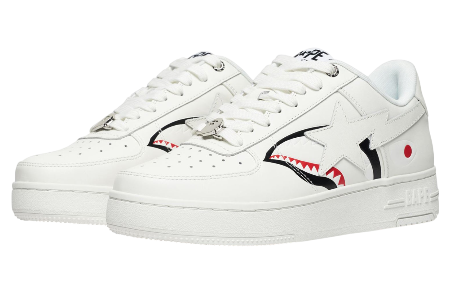 Bape Sta Shark White - Oct 2024 - 1K80-191-307-White - KicksOnFire.com