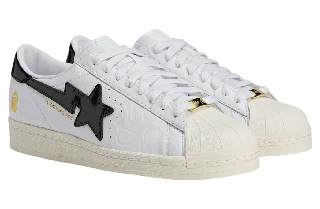 BAPE x adidas Superstar Footwear White / Core Black
