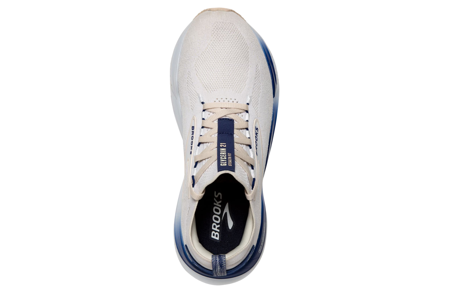 Brooks Glycerin StealthFit 21 Shoes Mens 12 White Running Sneakers 1104211D135 Amazon.com | Brooks Men main image 2