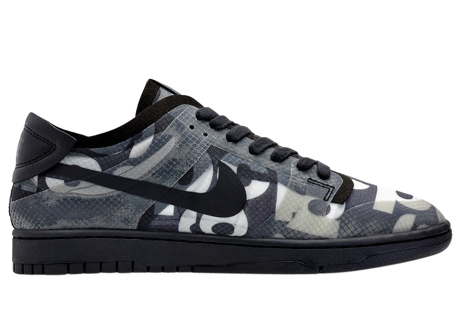 COMME des GARÇONS x Nike Dunk Low Black