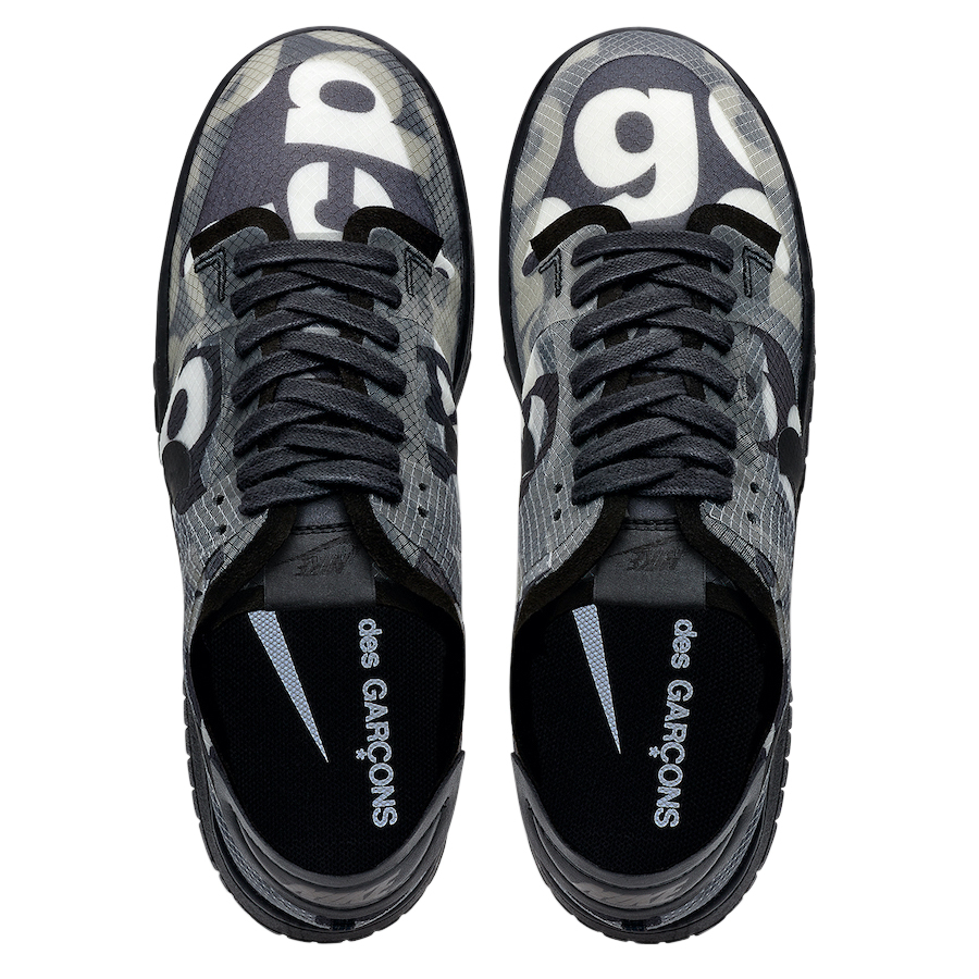 COMME des GARÇONS x Nike Dunk Low Black