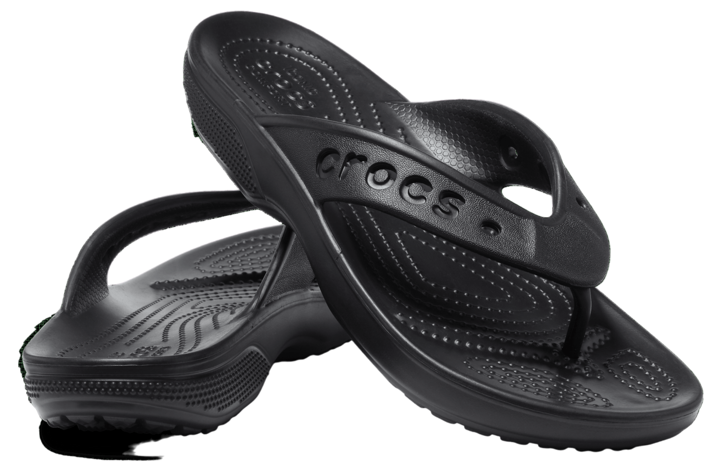 Crocs Baya II Flip Black - Mar 2023 - 208192-001 - KicksOnFire.com