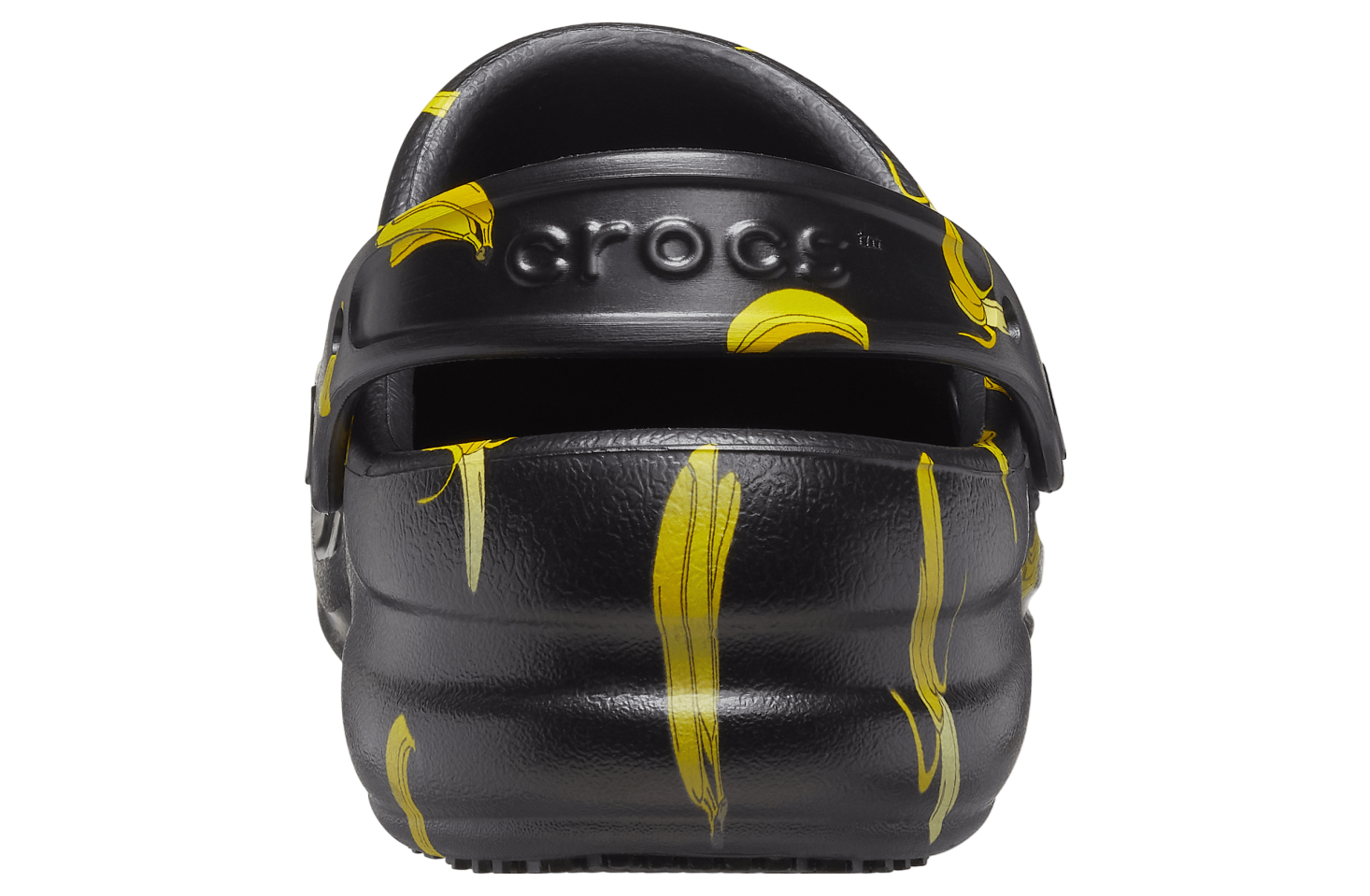 Crocs Bistro Graphic Slip Resistant Work Clog Black / Yellow 