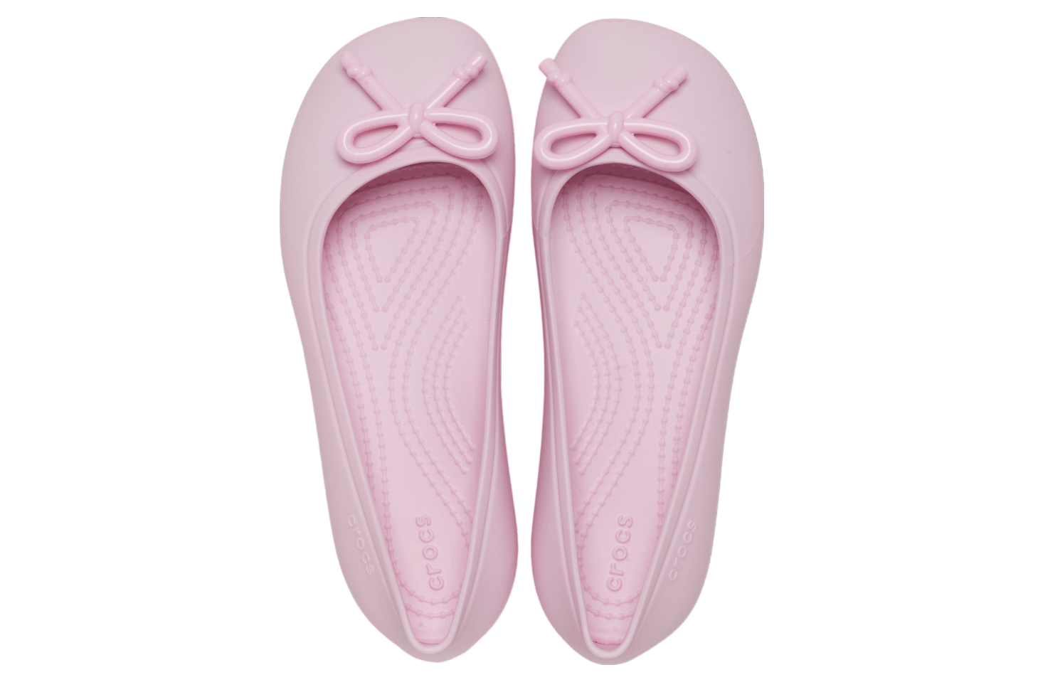 Crocs Brooklyn Bow Flat GS Ballerina Pink - Jan 2024 - 210136-6GD ...