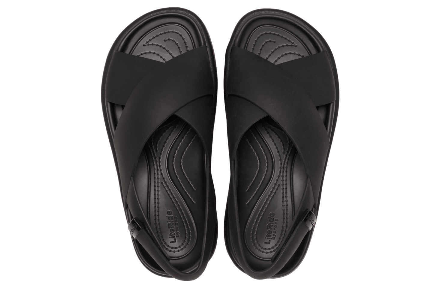 Crocs Brooklyn Luxe Cross Strap WMNS Black - Mar 2024 - 209407-060 ...