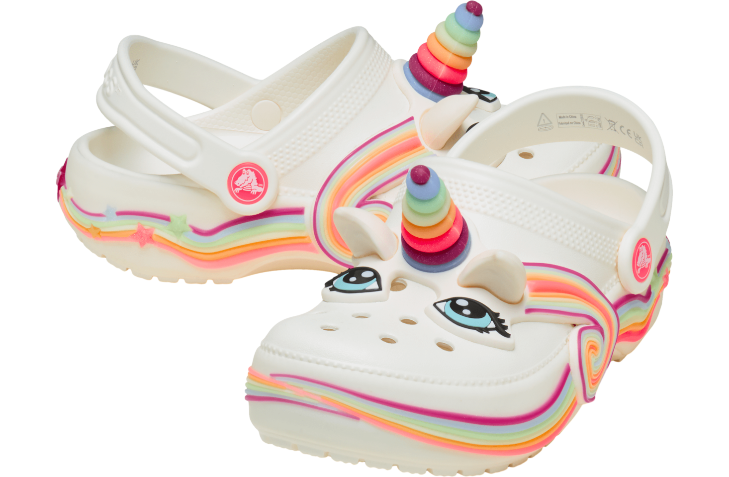 Crocs Classic Iam Unicorn Lights Clog GS Chalk - Oct 2025 - 212507-0WV ...