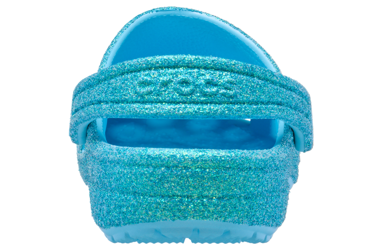 Glass Crocs Crocs Classic Iridescent Glitter Clog GS Tinted Glass | KicksOnFire