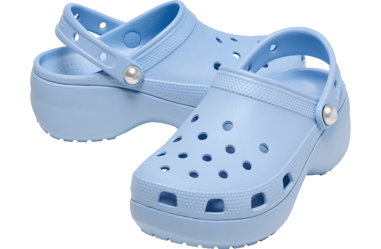 Crocs Classic Platform Pearl Clog WMNS Blue Calcite