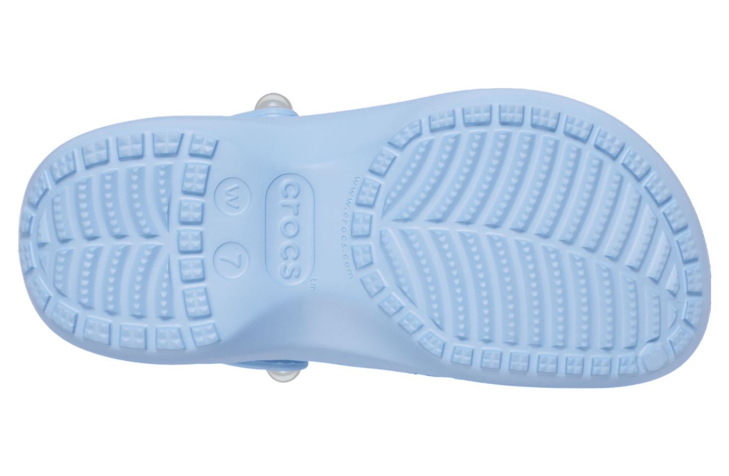 Crocs Classic Platform Pearl Clog WMNS Blue Calcite