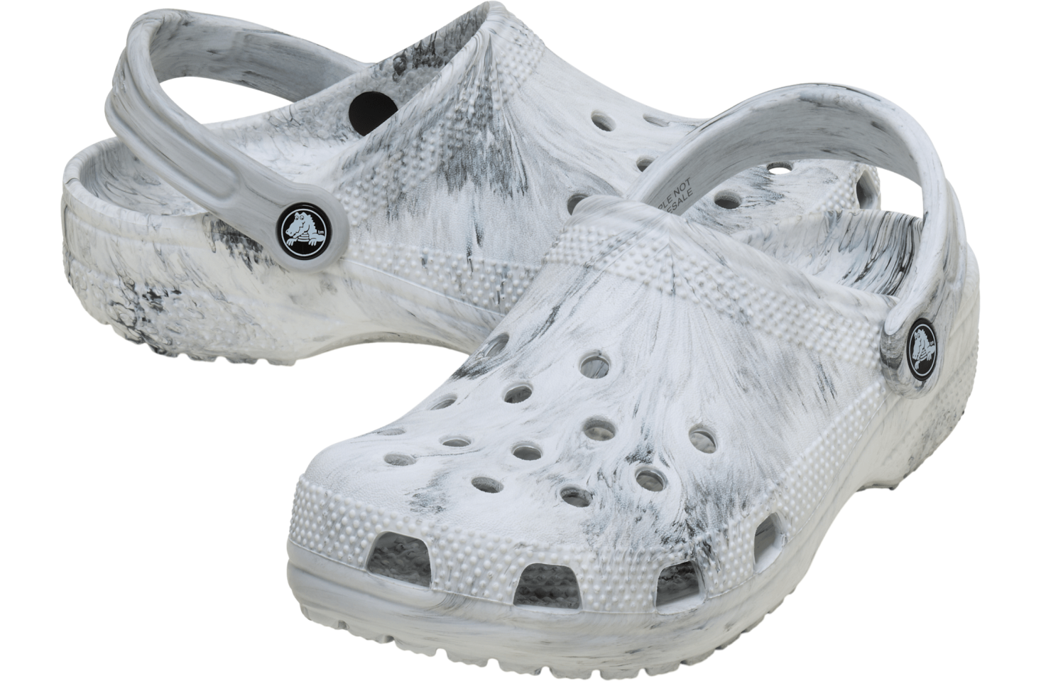 Crocs Classic Watercolor Marbled Clog Grey Swirl - Mar 2025 - 211583 ...