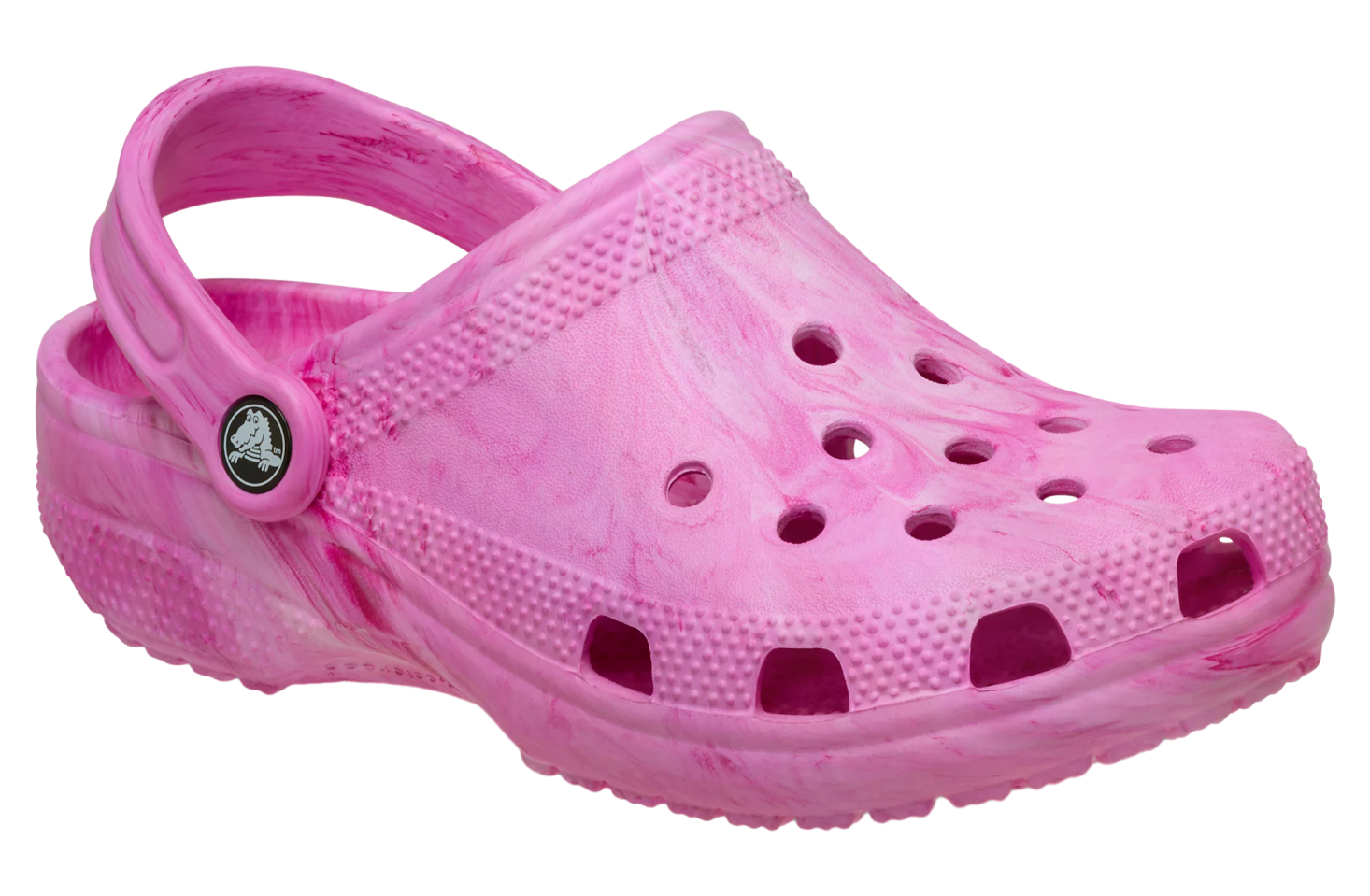Pink Pattern Crocs Crocs Classic Watercolor Marbled Clog GS Pink Swirl | Kixify Marketplace