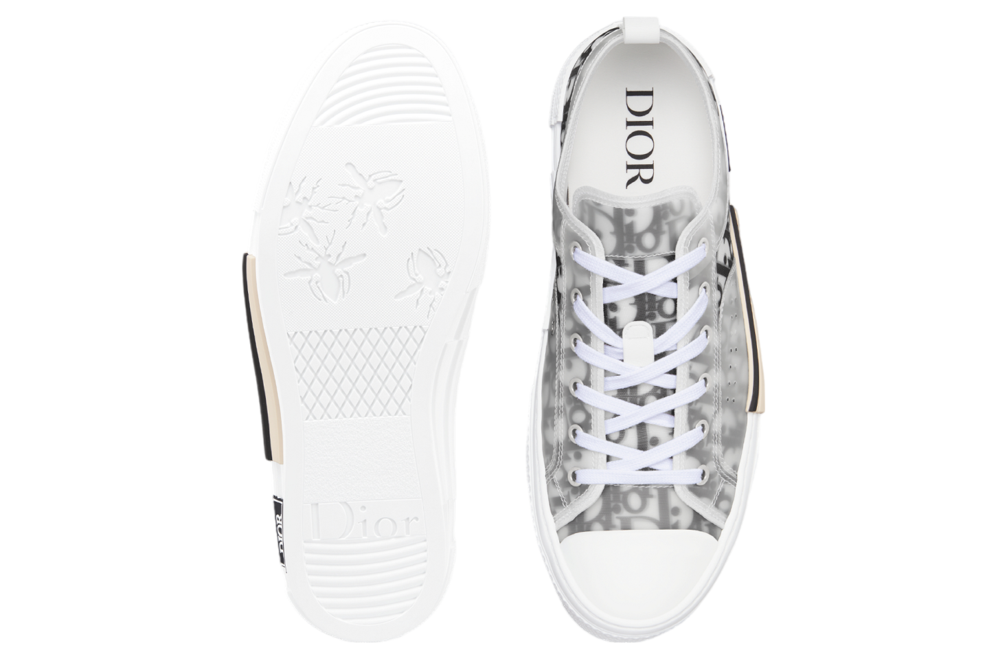 Dior B23 Low White / Black Oblique Canvas - Jun 2024 - 3SN249YJP 