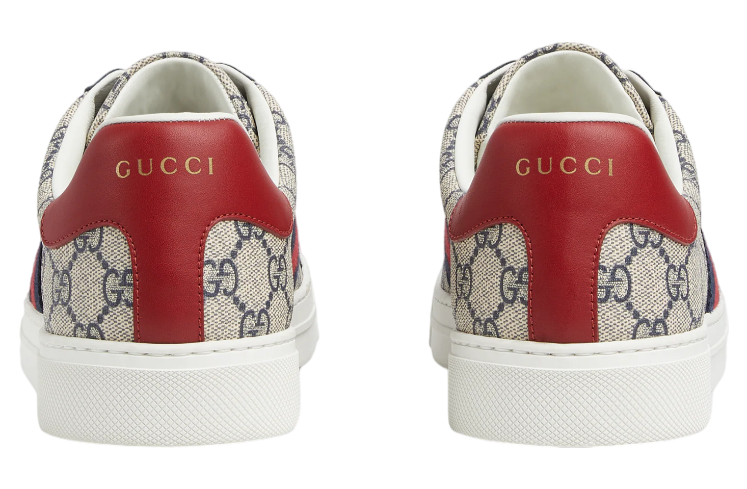 Gucci Ace With Web Beige / Blue Gg Supreme / Red - Jun 2024  display picture 1