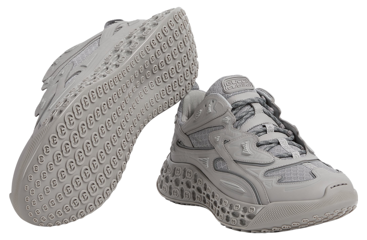 Gucci Cub3d Trainer Grey Demetra / Mesh - Jan 2025 
