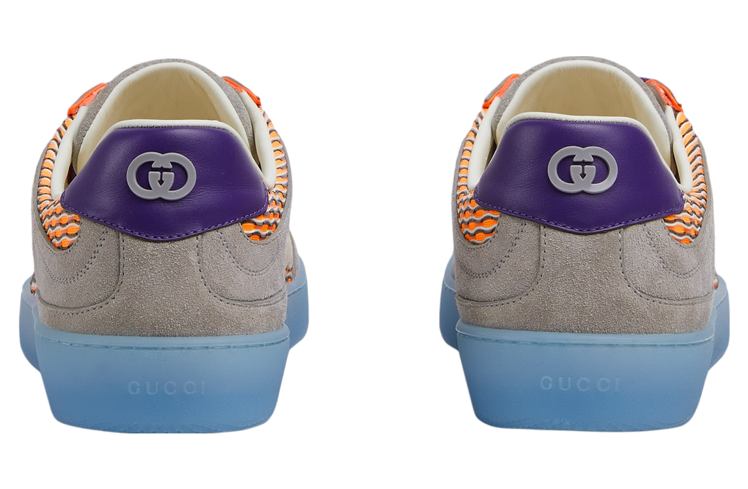 Gucci G75 Multicolor Mesh / Suede / Purple / Orange | Kixify