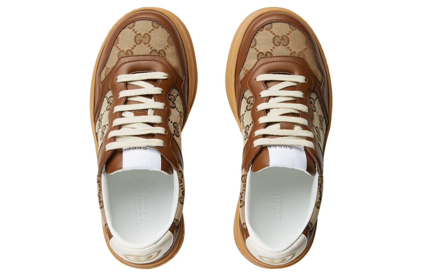 Gucci GG Sneaker WMNS Brown Leather / Canvas - Jun 2024 