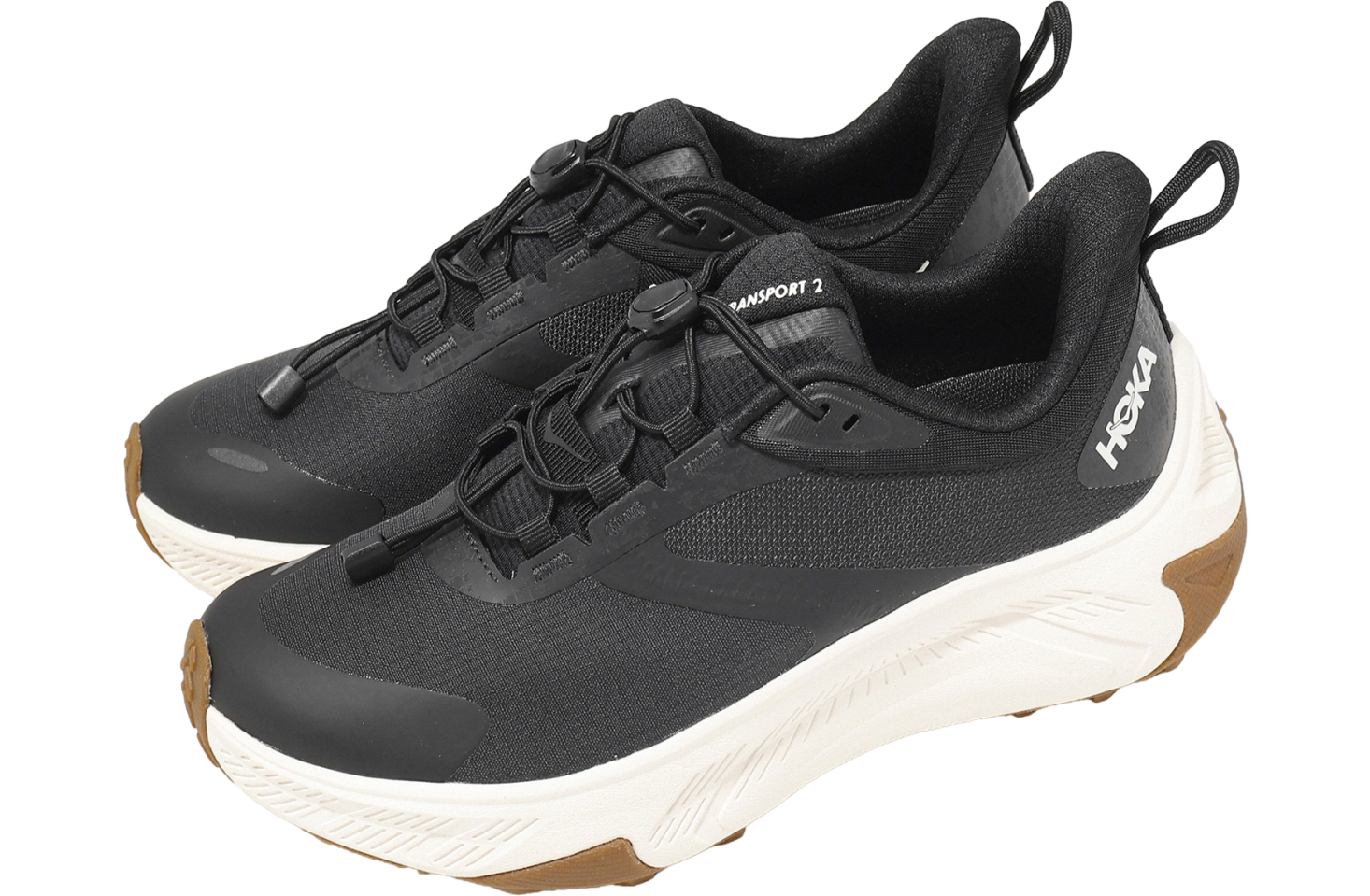 Hoka Transport 2 D Wide WMNS Black / Alabaster - Jan 2026 