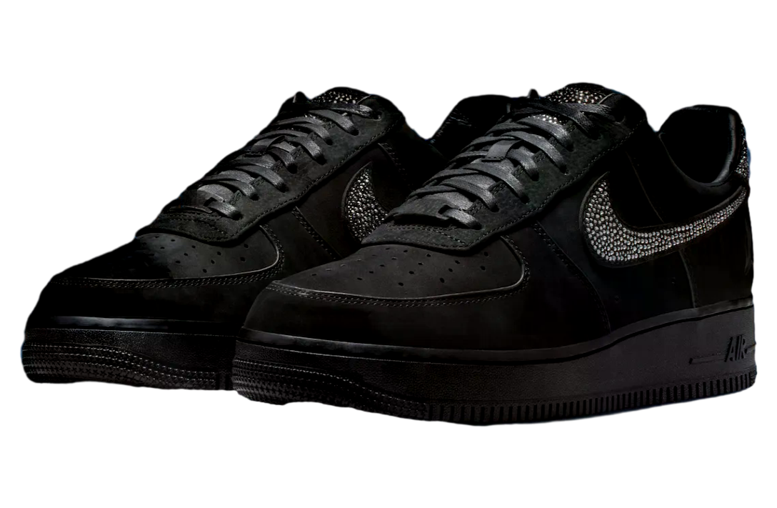 Ja Morant x Nike Air Force 1 Low Luxe Black / Metallic Silver