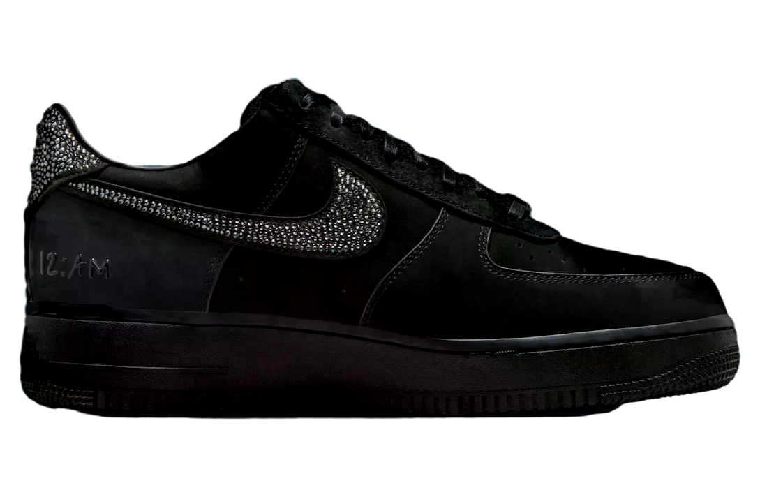 Ja Morant x Nike Air Force 1 Low Luxe Black / Metallic Silver