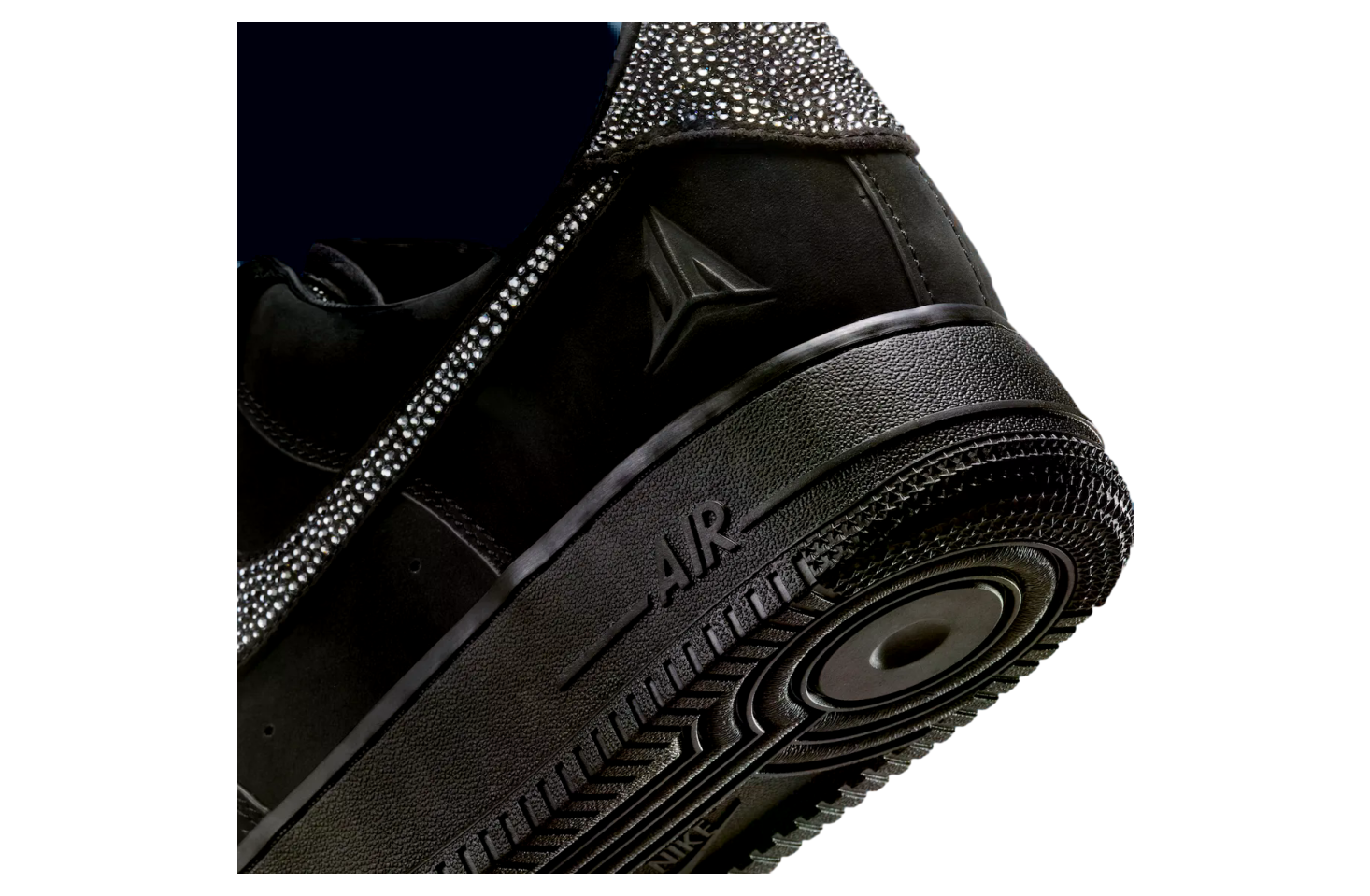 Ja Morant x Nike Air Force 1 Low Luxe Black / Metallic Silver