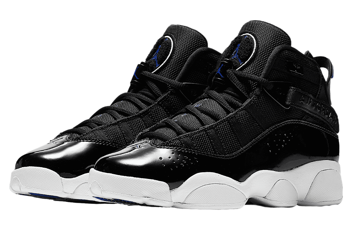 Jordan 6 Rings GS Black / White / Hyper Royal